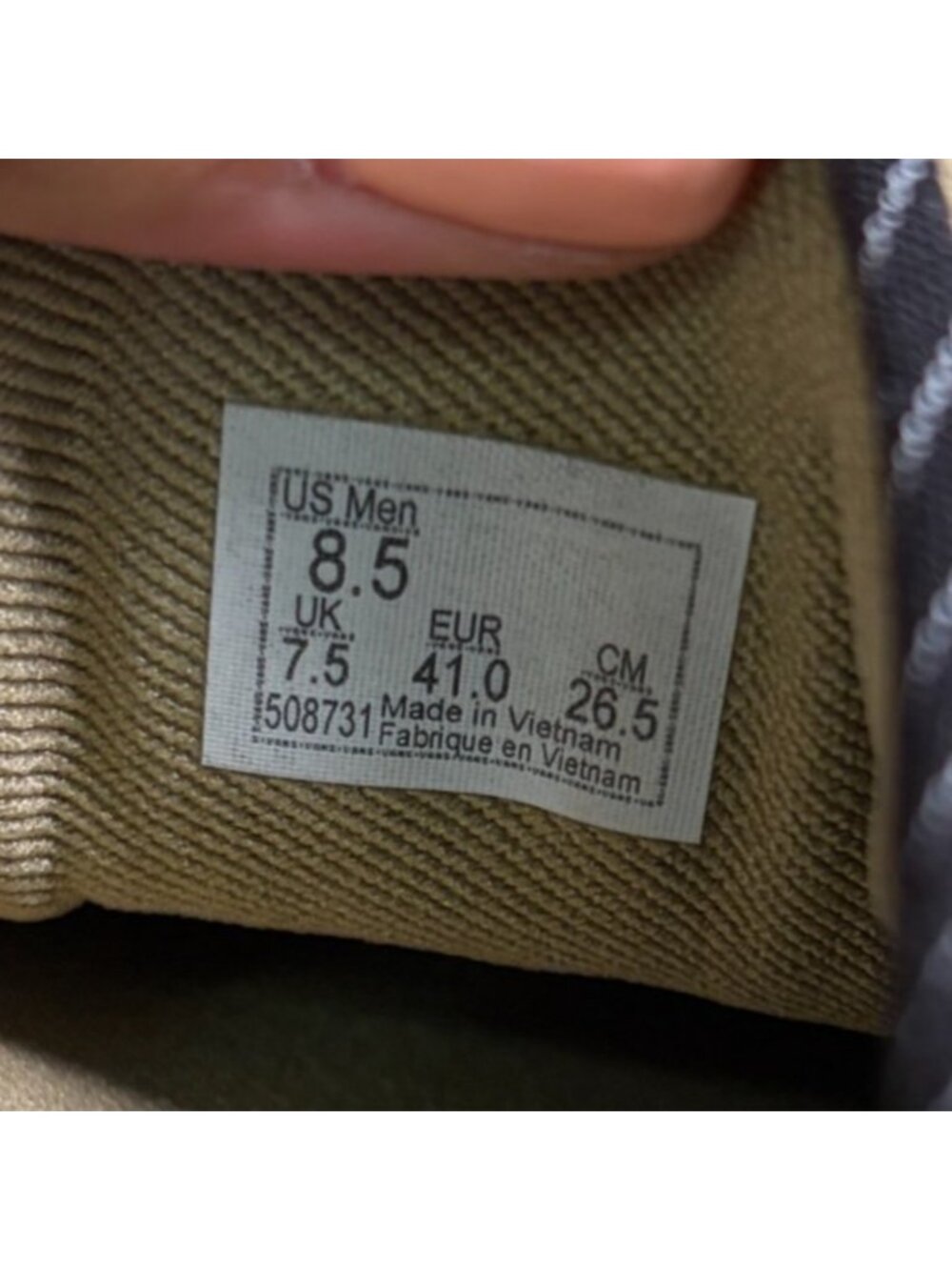 Vans Era 59 Mens Size 8.5 Khaki White Athletic Walking Skateboard Shoes Sneakers - Picture 9 of 10